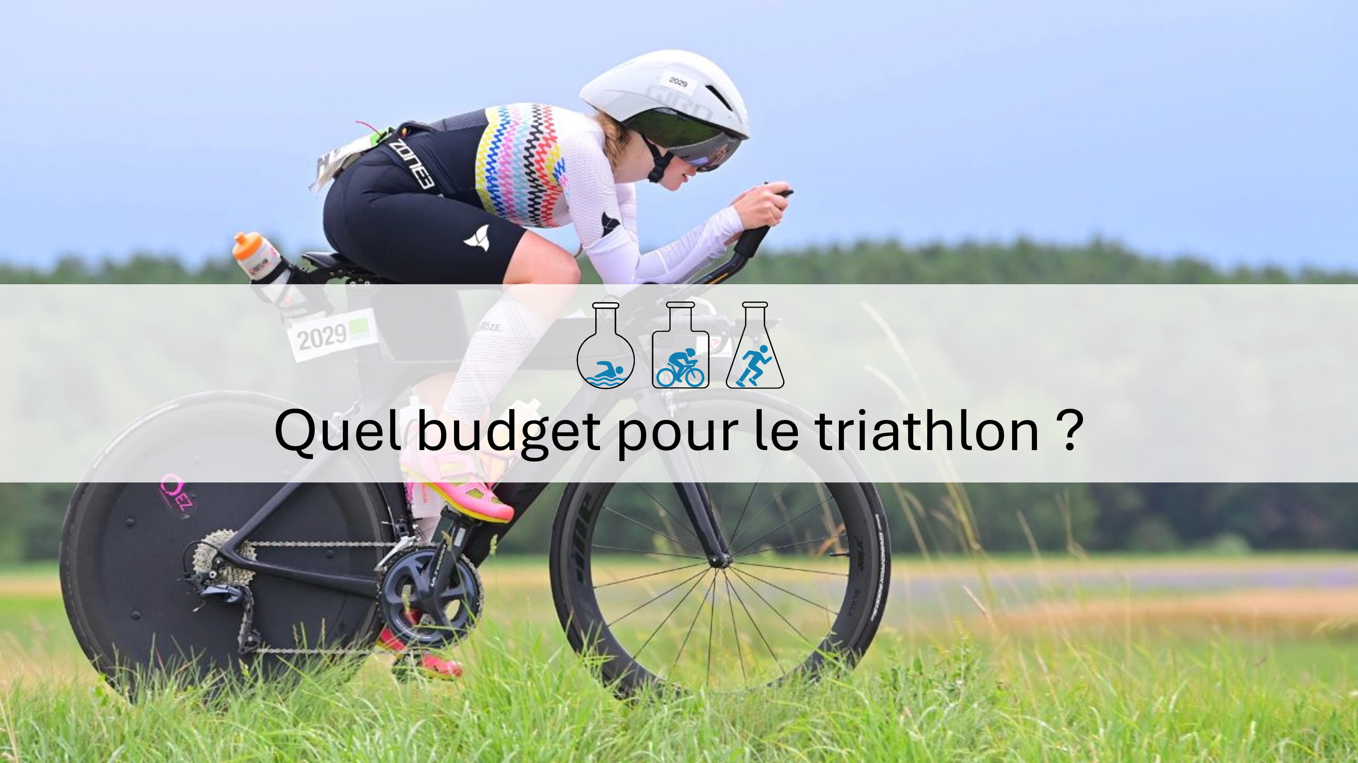 Article triathlon : Quel budget pour le triathlon en 2026 ? Sprint, Olympique, 70.3, Ironman